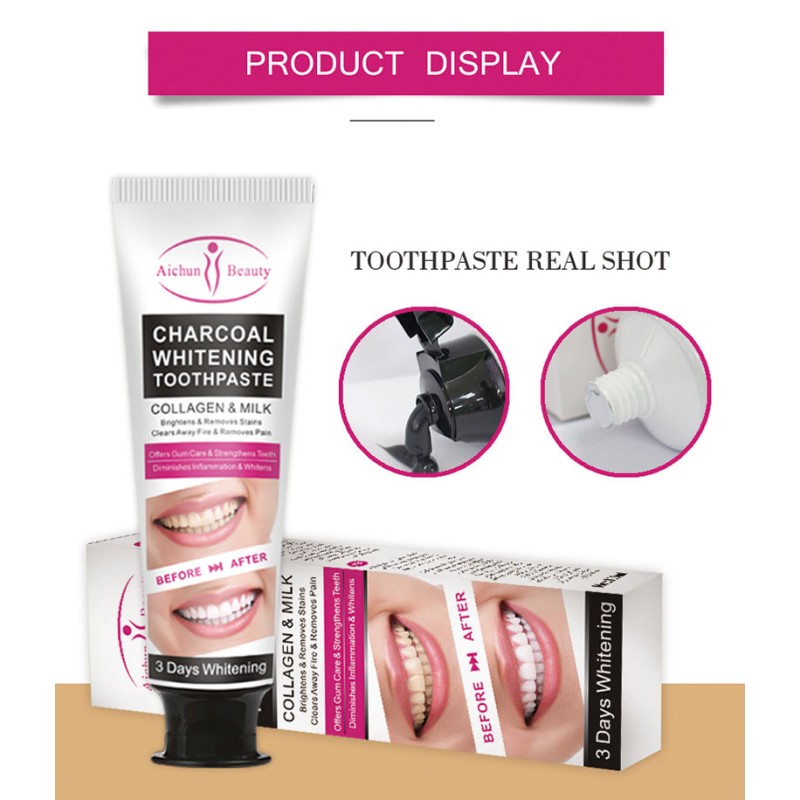 Toothpaste Manufacturer - Landora Hot Sale Charcoal Whitening Paste