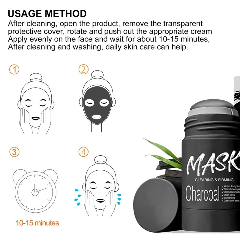 Facial Mask Stick Manufacturer - OEM Free Sample Organic Bamboo Charcoal