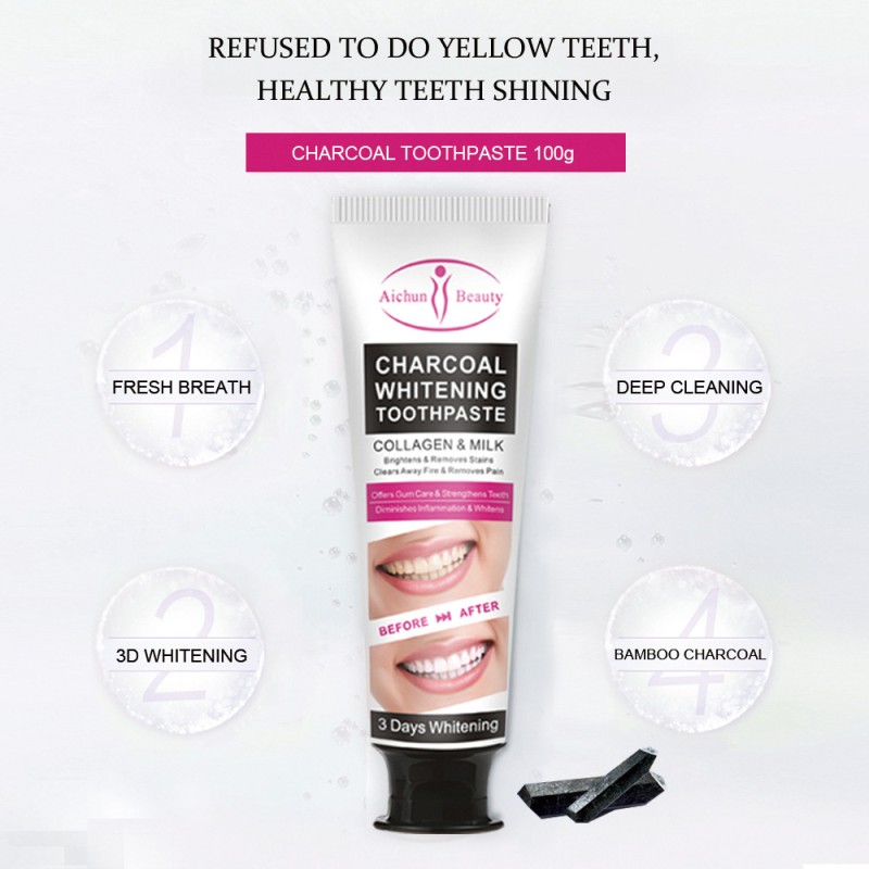 Tooth Whitener Manufacturer - OEM Dental Care Charcoal Whitening
