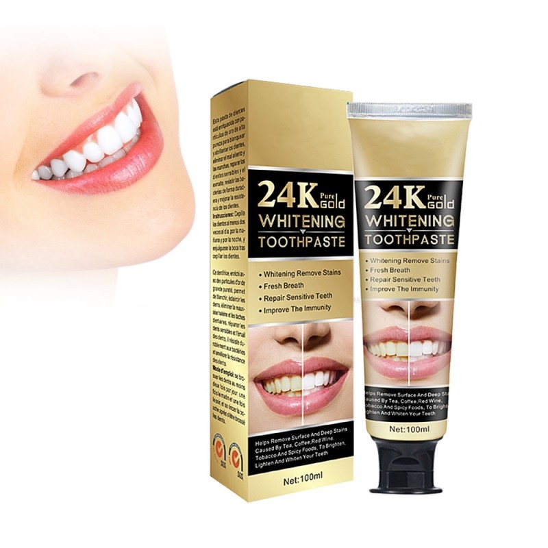 Toothpaste Manufacturer - Landora 24K Gold Teeth Whitening Tartar Remover