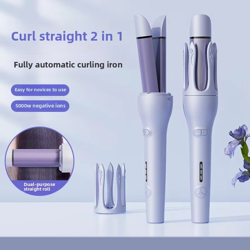 Hair Curler Manufacturer - Hot Ceramic Auto Rotating LCD Curling Iron