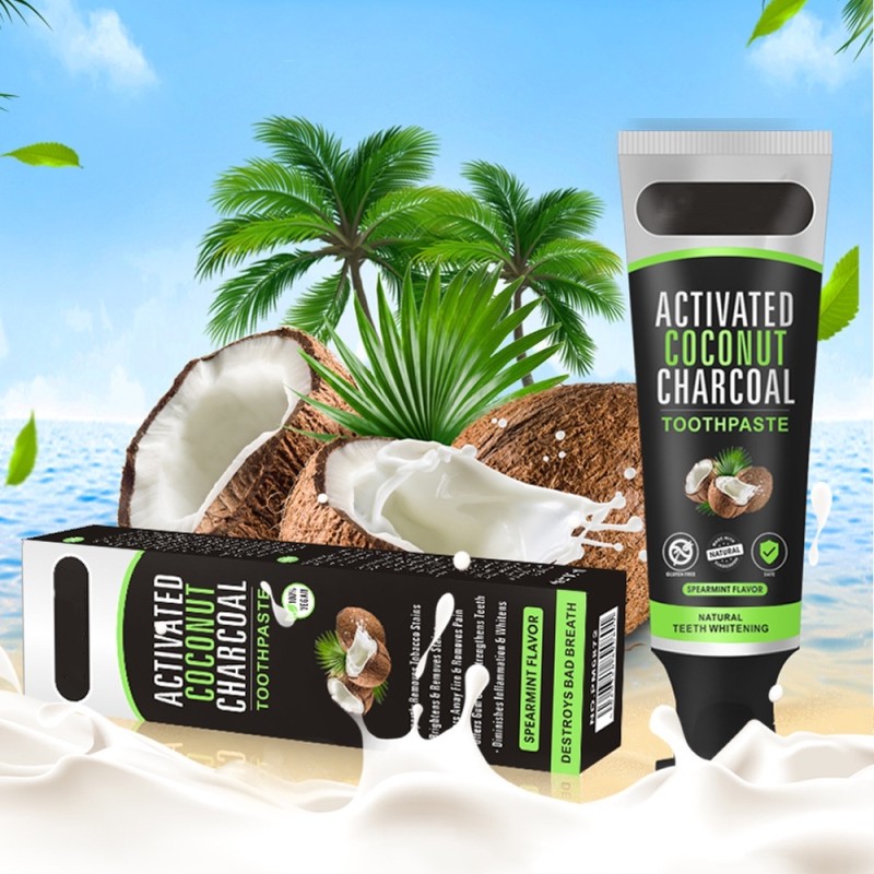 Toothpaste Factory - Activated Coconut Bamboo Charcoal Whitening