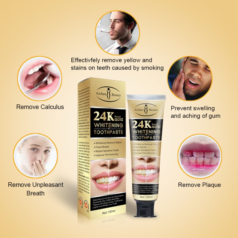 Toothpaste Factory - Landora 24K Gold Oral Hygiene Teeth Cleaning
