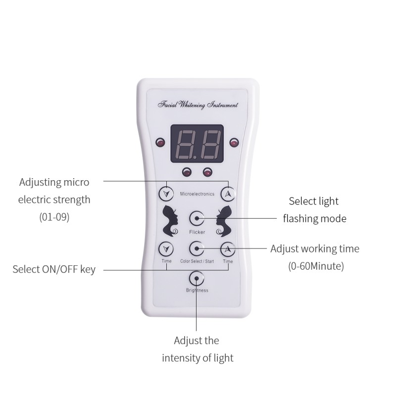 Beauty Mask Device Manufacturer - Home Spa 7-Color LED Red Light Therapy