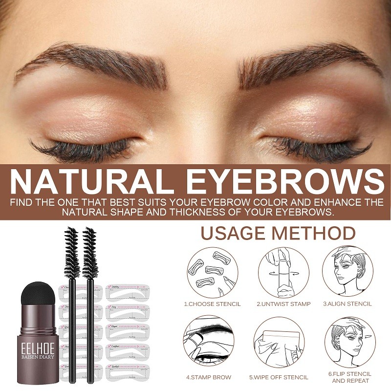 Eyebrow Enhancer Manufacturer - Natural Perfect One Step Brow Stamp Kit