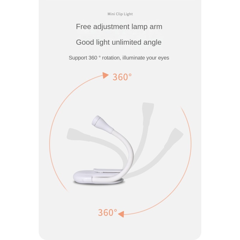 Reading Light Manufacturer - Creative Rechargeable 360 Rotating Eye Protection