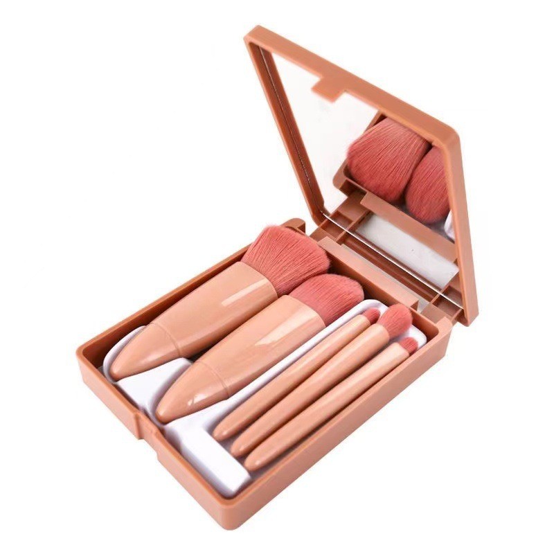 Makeup Brush Set Manufacturer - Professional 5pcs Travel Beauty Set