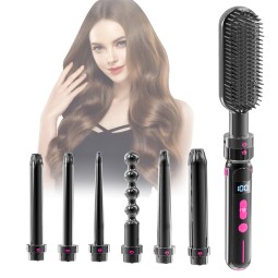 Hair Curler Factory - Rotating Heating 7 in 1 Interchangeable Wand