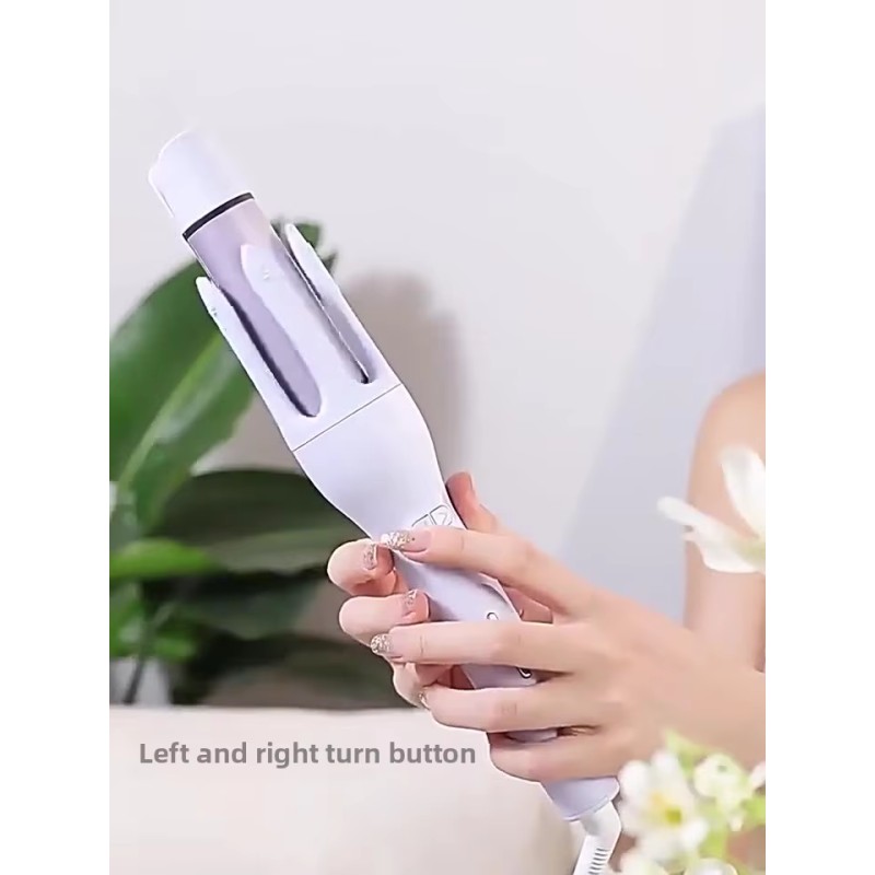 Hair Curler Manufacturer - Hot Ceramic Auto Rotating LCD Curling Iron