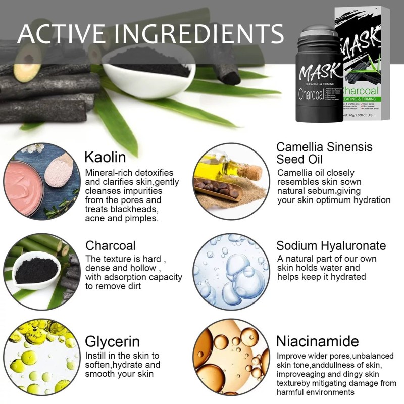 Clay Mask Stick Factory - High Quality Bamboo Charcoal Oil Control