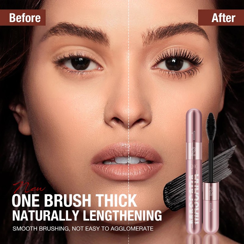 Mascara Factory - 2025 Rose Gold 2 in 1 Curling Waterproof Private Label