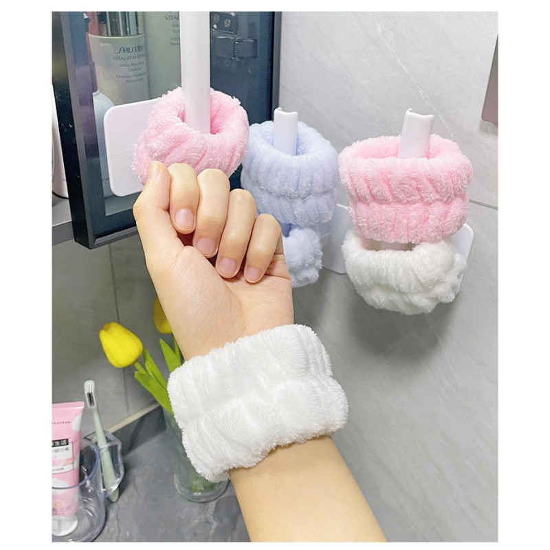 Face Wash Wristbands Manufacturer - Landora Soft Coral Fleece Microfiber