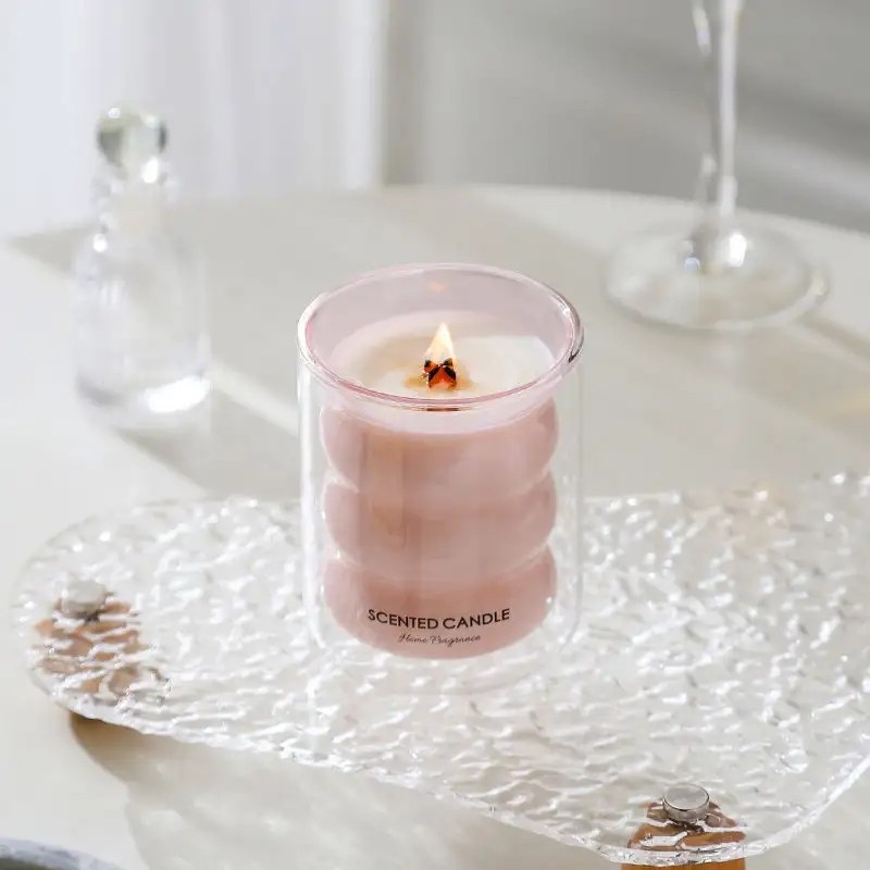 Scented Candles Factory - Landora Wholesale Wooden Wick Glass Jars