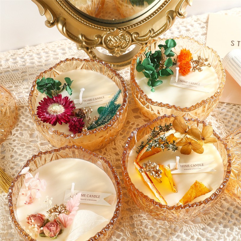 Luxury Candles Manufacturer - OEM Amber Pure Natural Dry Flower