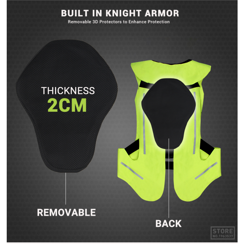 Airbag Jacket Manufacturer - Motor Racing Windproof Reflective Safety