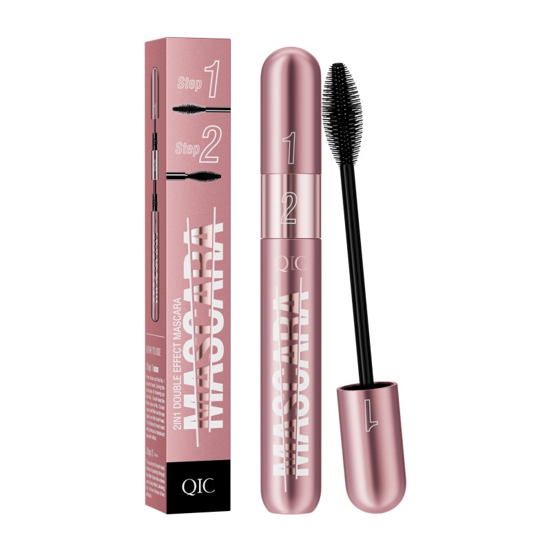 Mascara Factory - 2025 Rose Gold 2 in 1 Curling Waterproof Private Label
