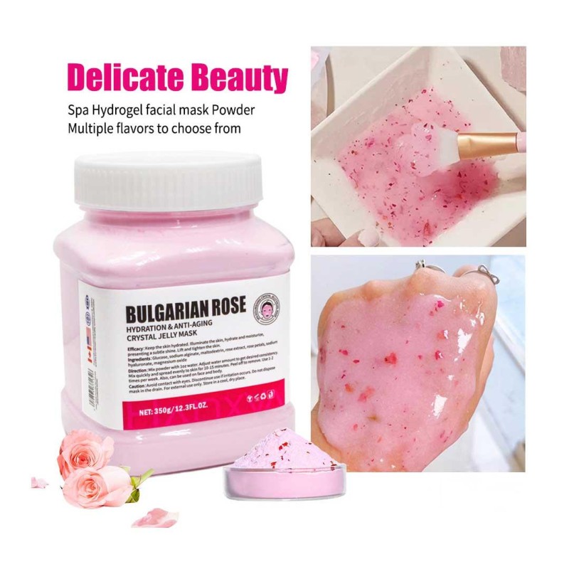 Face Mask Factory - Organic 350g Hydro Jelly Rose Green Tea