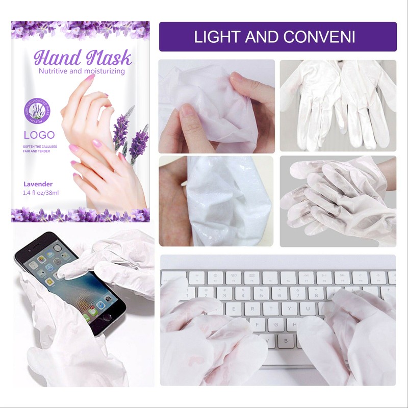 Hand Mask Manufacturer - OEM Lavender Vitamin C Moisturizing Gloves