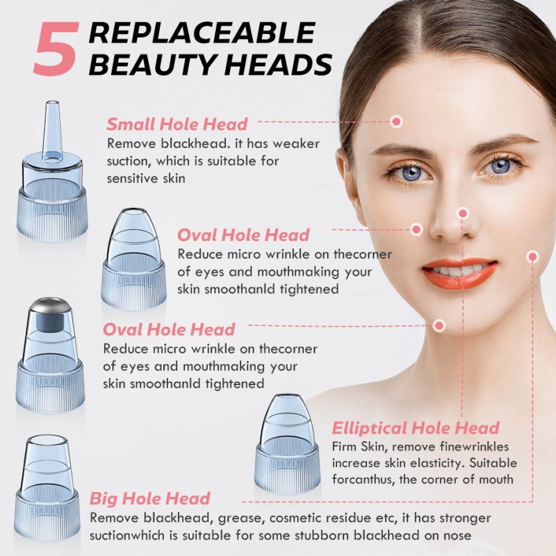 Pore Cleaner Manufacturer - Facial Black Head Remover Vacuum Acne Treatment