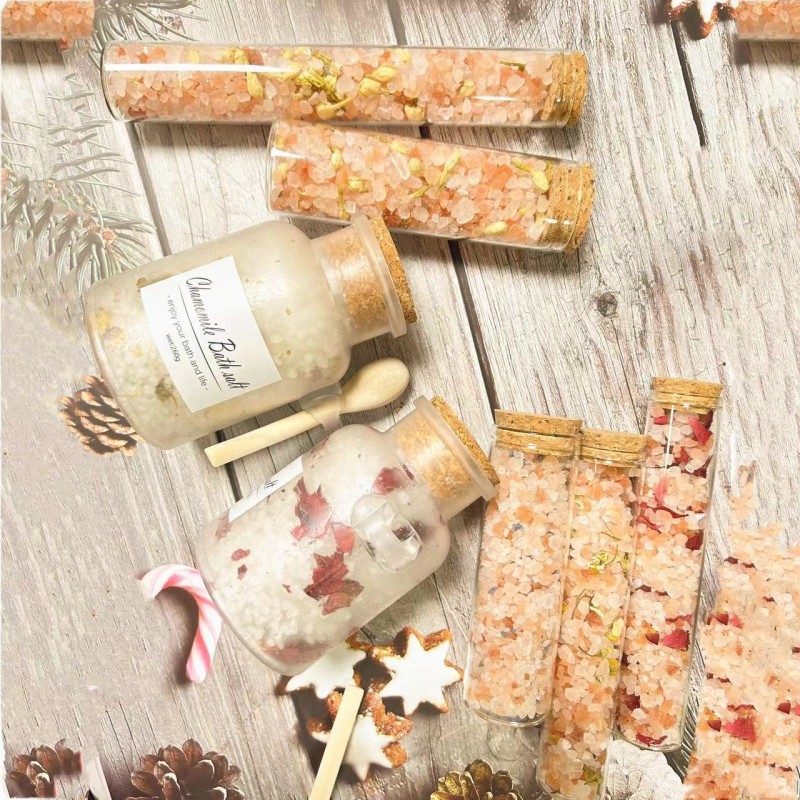 Bath Salt Soak Manufacturer - OEM ODM Wholesale Floral Herbal Pink