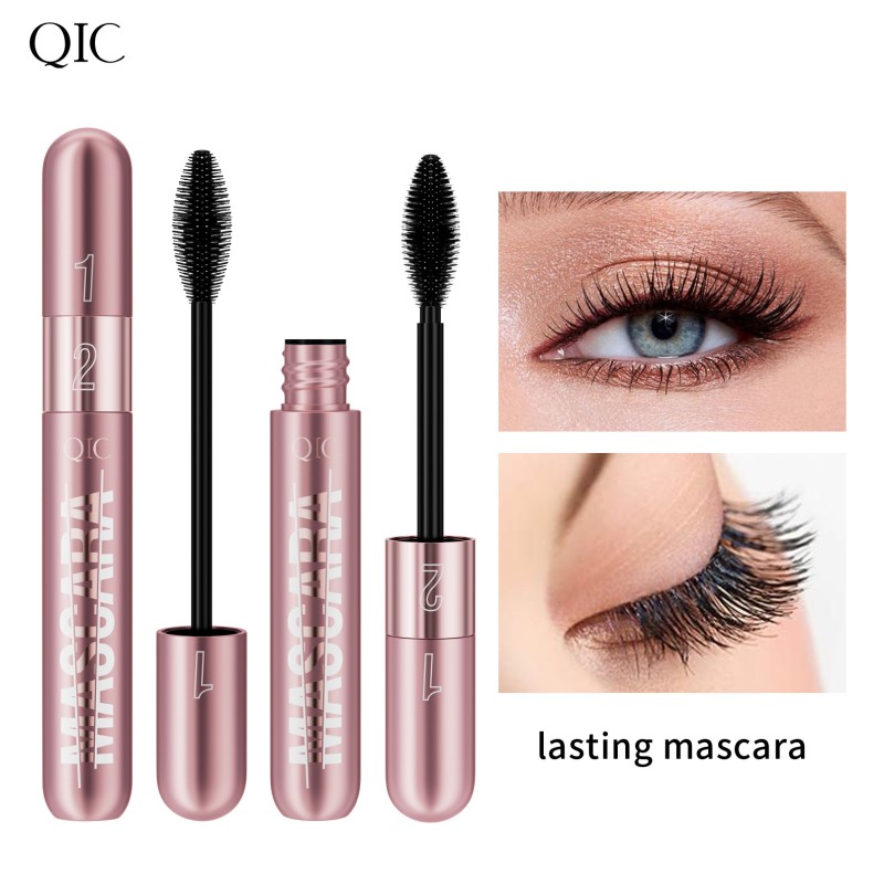 Mascara Manufacturer - Wholesale 4D Silk Fiber Waterproof Double Head