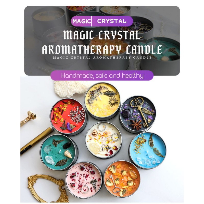 Christmas Candles Factory - Romantic Dry Flower Seashell Handmade Soy