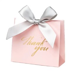 Gift Bags Factory - Luxury White Cardboard Christmas Candy Wedding