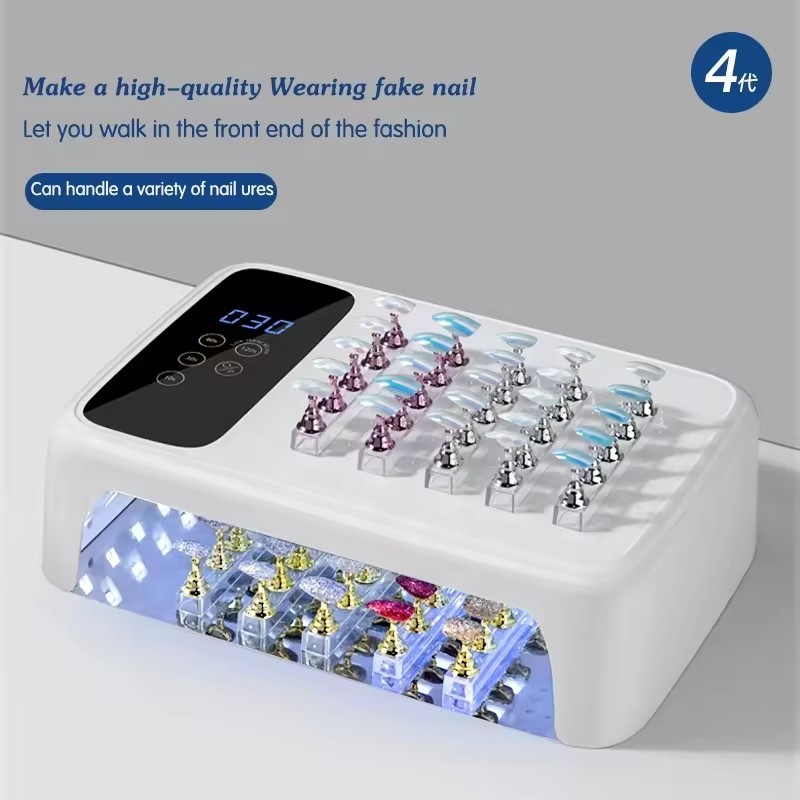 Nail Lamp Manufacturer - Desktop 138W Rechargeable Cordless 2in1