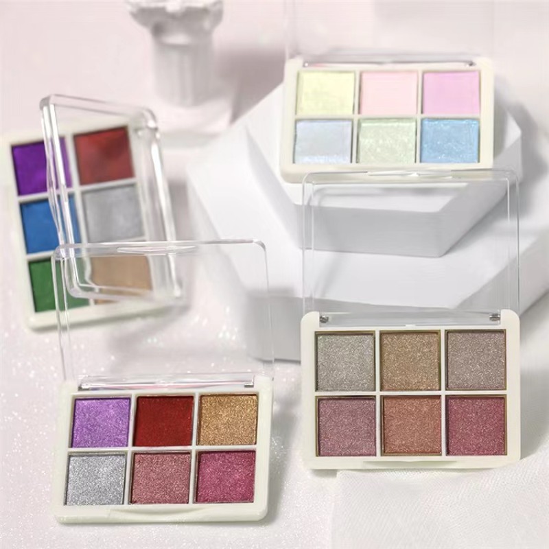 Nail Powder Factory - High Quality 6-Color Metallic Mirror Glitter