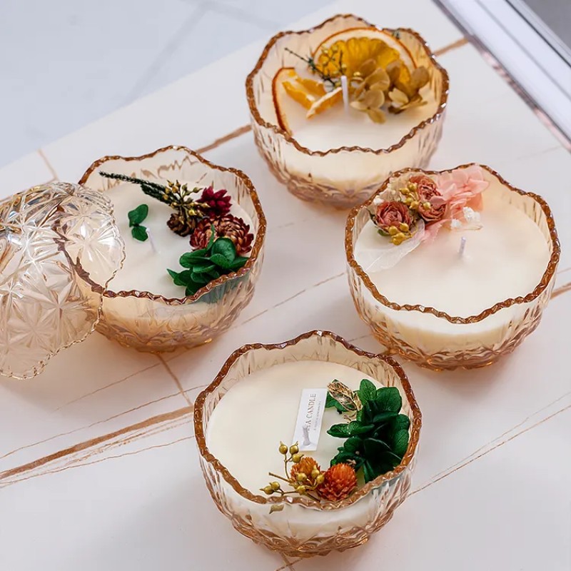 Luxury Candles Manufacturer - OEM Amber Pure Natural Dry Flower