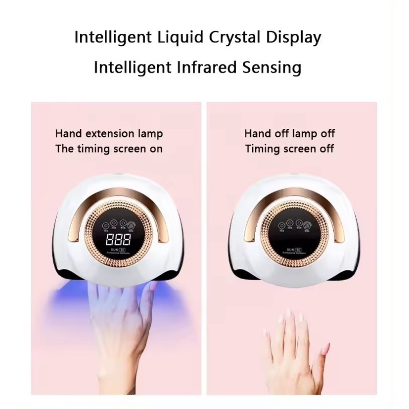 Nail Lamp Manufacturer - Portable 168W SUN UV LED Rechargeable