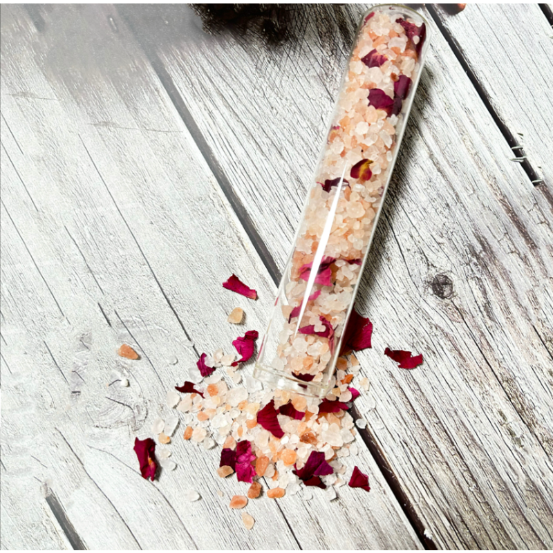 Bath Salt Tube Factory - OEM Luxury Private Label Aromatic Flowers