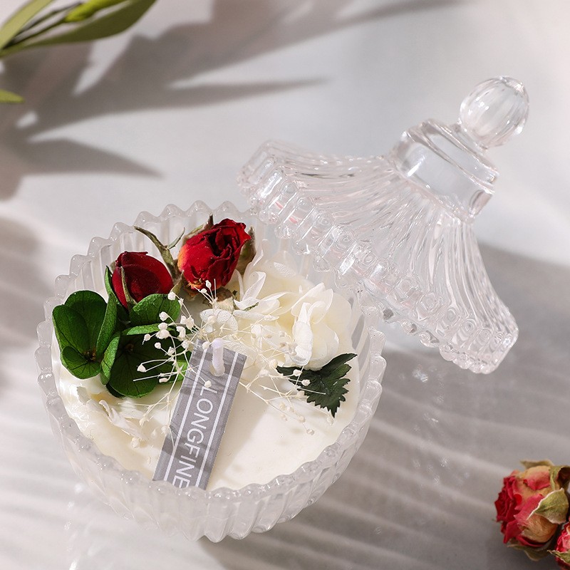 Scented Candles Factory - OEM Custom Gift Box Healing Crystal Aromatherapy