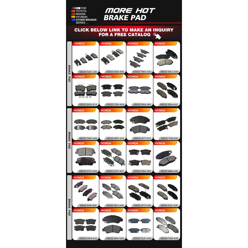 Brake Pad Manufacturer - Honda Accord Civic Ceramic