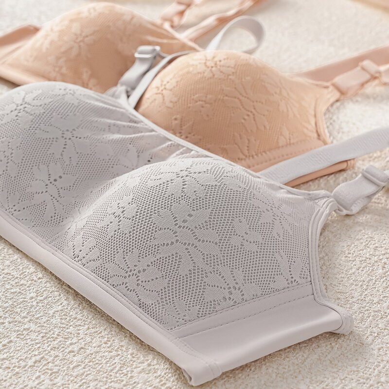 Women's Tube Top Bra Manufacturer - OEM/ODM Custom Floral Lace Anti Slip