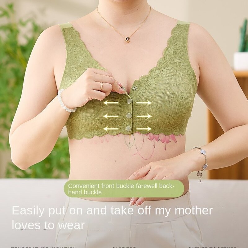 Women's Bra Manufacturer - OEM/ODM Custom Front Closure 3/4 Cup Wire Free