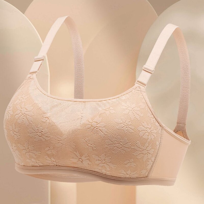Women's Tube Top Bra Manufacturer - OEM/ODM Custom Floral Lace Anti Slip