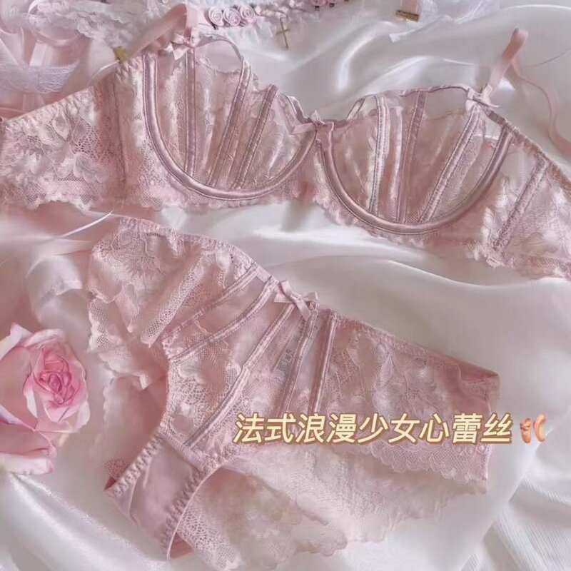 Women's Lace Bra Manufacturer - OEM/ODM Custom French Style Half Cup