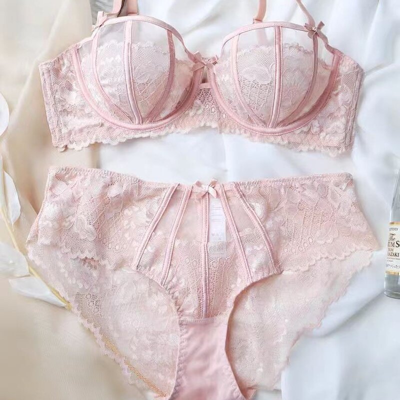 Women's Lace Bra Manufacturer - OEM/ODM Custom French Style Half Cup