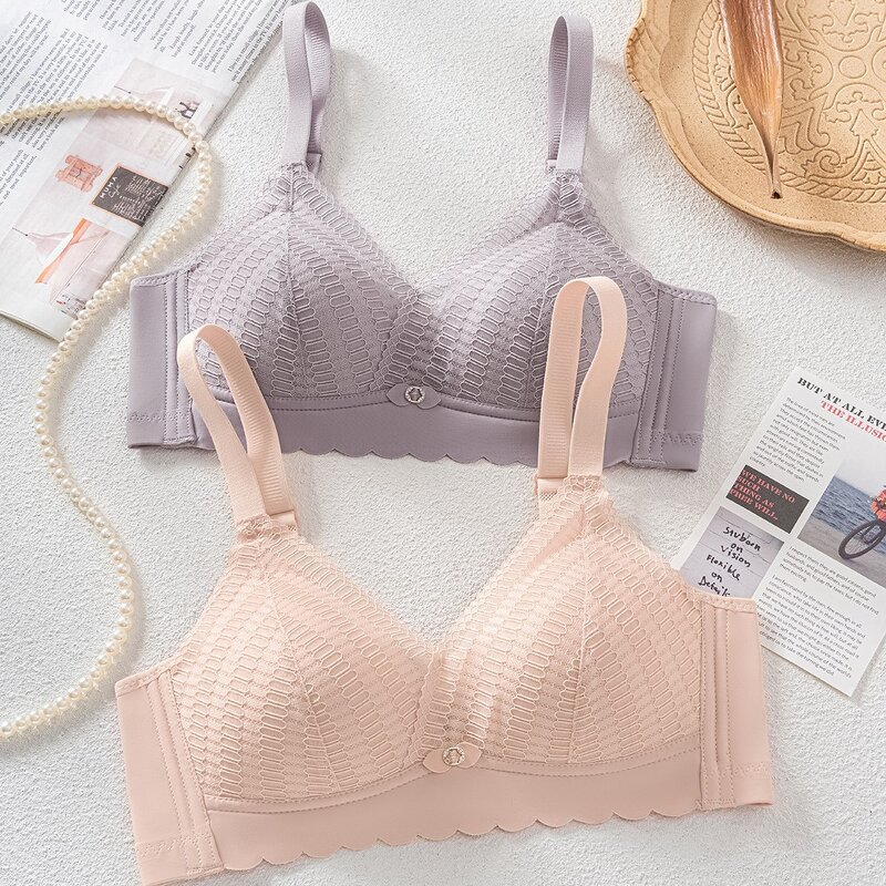 Women's Bra Manufacturer - OEM/ODM Custom Lace Knitted Wire Free Push Up