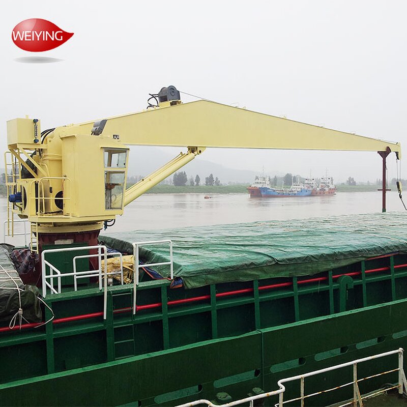 Ship Deck Crane Manufacturer - Deck Harbor Boat Mounted