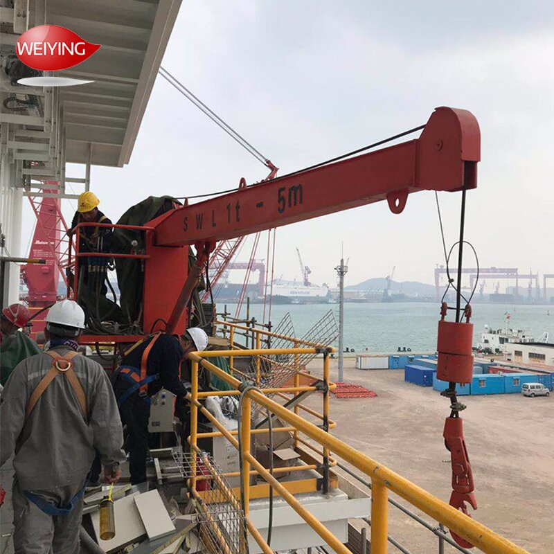 Marine Crane Factory - 5 Ton SWL 3 Ton for Boat
