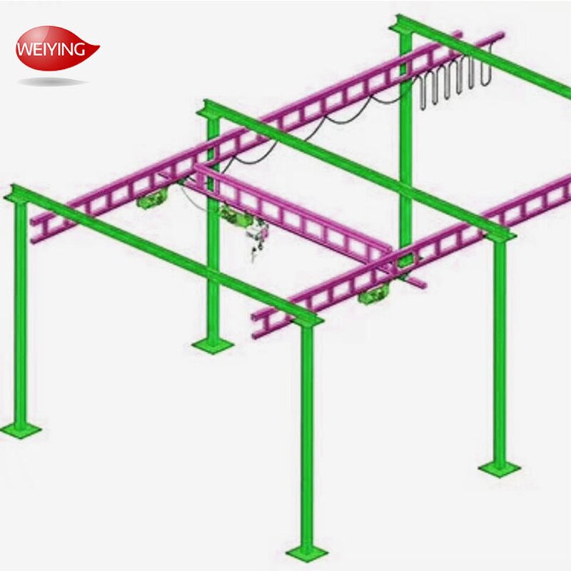 Workstation Crane Factory - 125kg-1000kg Free Standing Traveling