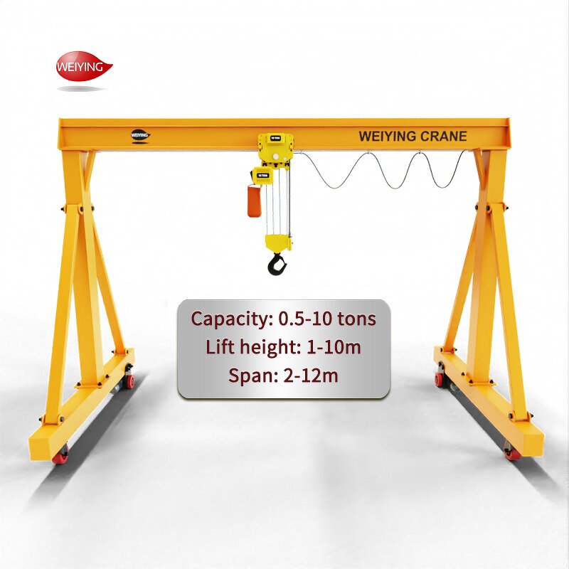 Gantry Crane Manufacturer - 1t-5t Wireless Control Portable