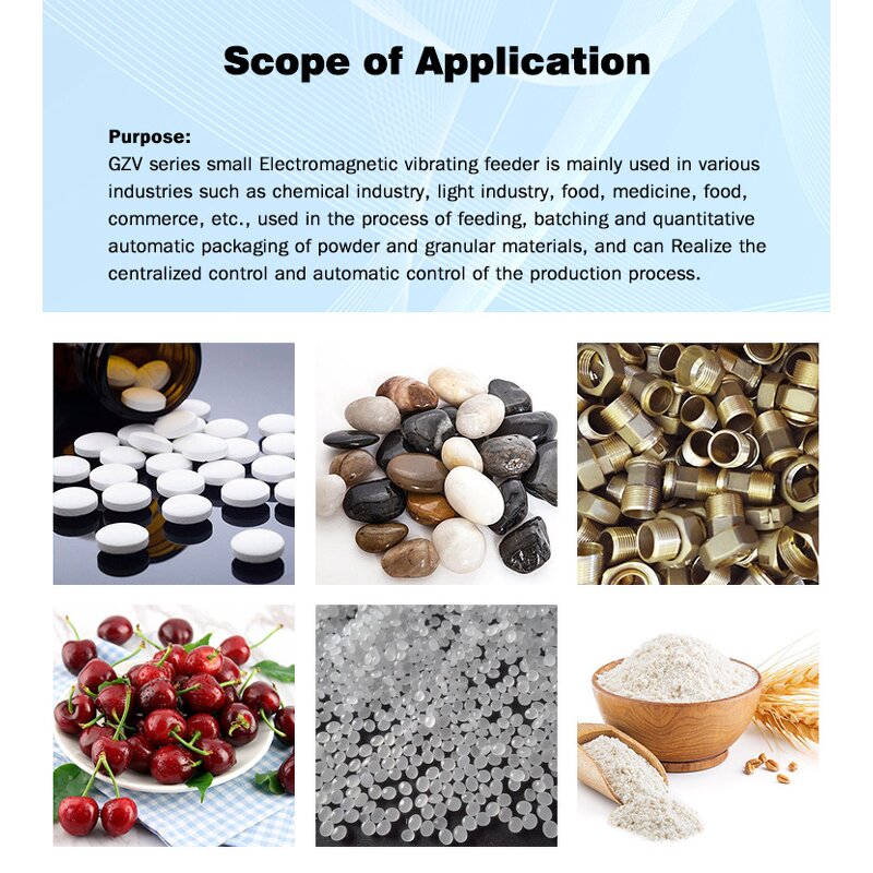 Vibrating Feeder Factory - 110V GZV1 Food Grade Linear