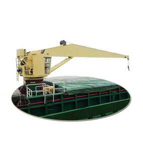Hydraulic Deck Crane Manufacturer - Scrap Barge Marine Straight Boom
