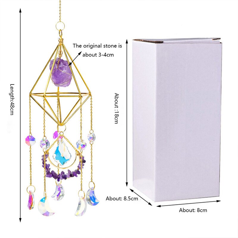 Pyramid Sun Catcher Factory - Wholesale Amethyst Natural Crystal