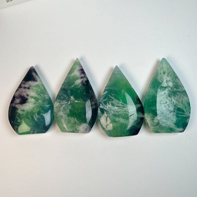 Snowflake Fluorite Craft Factory - Laser Engraved Feather Decor