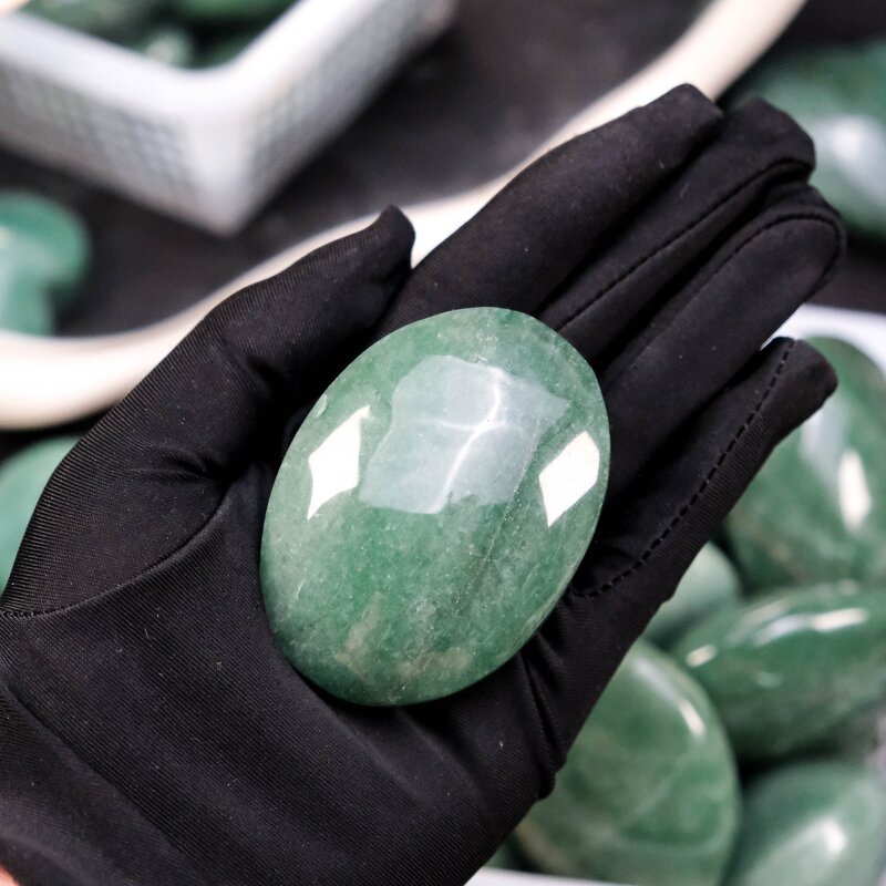 Palm Stone Factory - Mini Green Aventurine Carved Healing