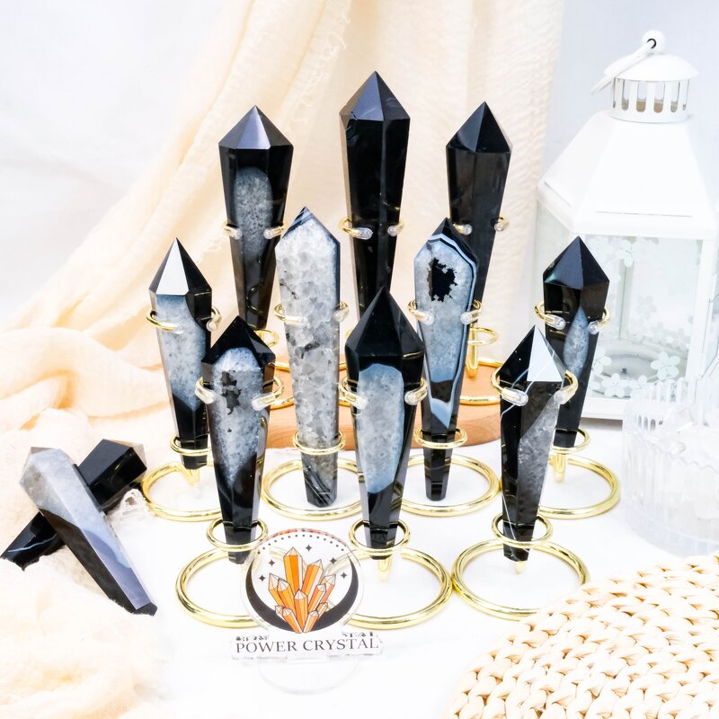 Healing Wand Factory - Premium Black Sardonyx Meditation
